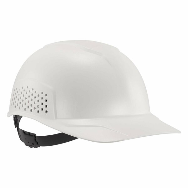 Skullerz By Ergodyne Hard Shell Bump Cap, Vented, White 8951